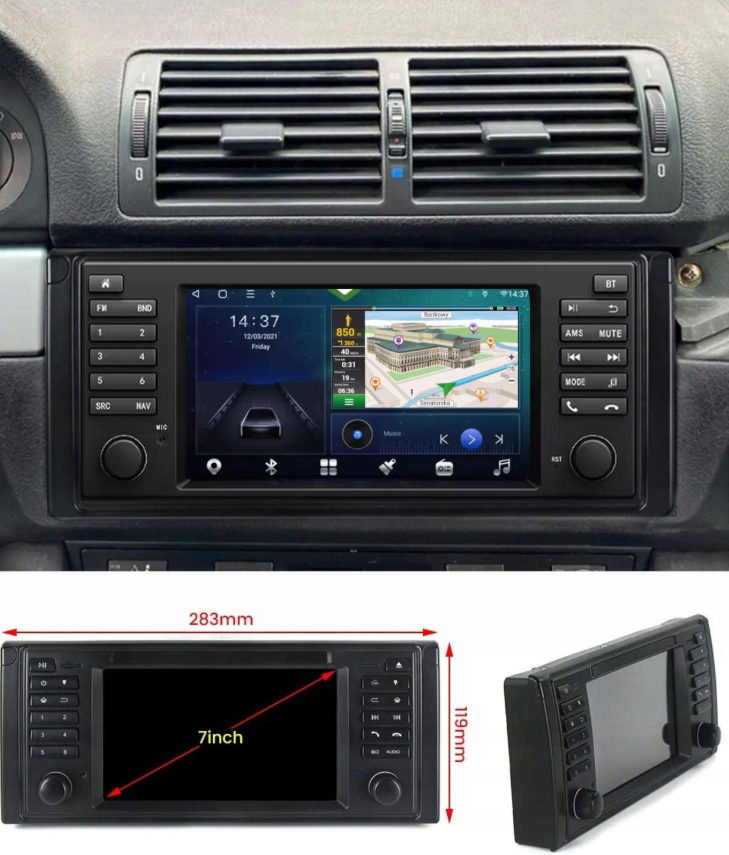 RADIO GSP ANDROID BMW E39 1996-2003 4/64GB USB SIM Pilot w zestawie nie