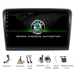 SKODA SUPERB II 2008-2015 ANDROID GPS WIFI USB BLUETOOTH