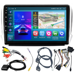 PEUGEOT 208 2008 ANDROID GPS USB WIFI BLUETOOTH CARPLAY ANDROID AUTO 2GB 64GB Q8 IPS