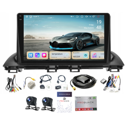 MAZDA 3 2013-2018 ANDROID GPS USB WIFI BLUETOOTH CARPLAY ANDROID AUTO 6GB 128GB MODEM SIM KAMERY QLED