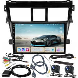 TOYOTA YARIS 2005-2012 ANDROID GPS USB WIFI BLUETOOTH CARPLAY ANDROID AUTO 4GB 64GB MODEM SIM KAMERY QLED