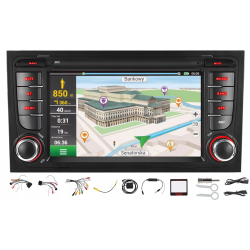 RADIO GPS ANDROID AUDI A4 B6 B7 2000-2008 CARPLAY WIFI USB BT 2GB 64GB