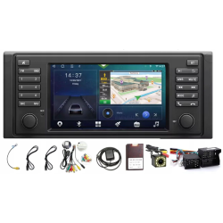 RADIO GSP ANDROID BMW E39 1996-2003 CARPLAY 4/64GB MODEM SIM KAMERA