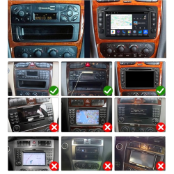 RADIO NAWIGACJA GPS MERCEDES CLK W209 W203 W463 W208 4GB 64GB USB WIFI