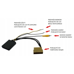 ADAPTER TYLNEJ KAMERY COFANIA VW SKODA