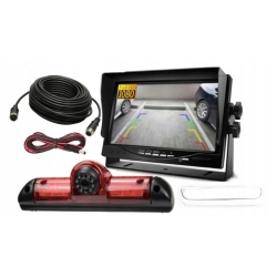 MONITOR KAMERA COFANIA PEUGEOT BOXER 2006-2022 FULL HD FISHEYE 170 STOPNI