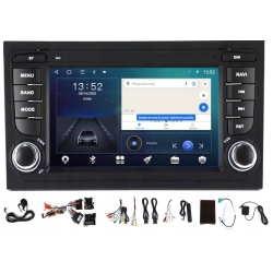 RADIO NAWIGACJA GPS ANDROID AUDI A4 B6 B7 2000-08 CARPLAY 4/64GB MODEM SIM