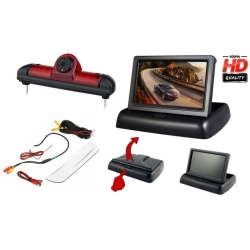 MONITOR KAMERA W LAMPIE RCA CITROEN JUMPER 2006 - 2022 FHD 1920X1080P FISHEYE