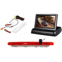 MONITOR KAMERA W LAMPIE MERCEDES VITO 2016+ FISHEYE FULL HD 1920x1080p