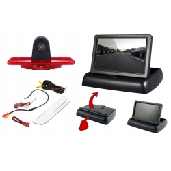MONITOR KAMERA W LAMPIE CITROEN JUMPY 2007-2016 SZEROKOKĄTNA