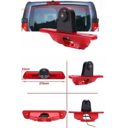 MONITOR KAMERA W LAMPIE CITROEN JUMPY 2007-2016 SZEROKOKĄTNA