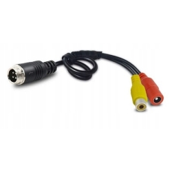 ADAPTER ZŁĄCZA KAMERY 4 PIN RCA CINCH ŁĄCZNIK
