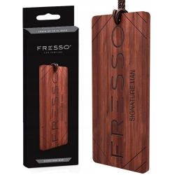 FRESSO SIGNATURE MAN DREWNIANA ZAWIESZKA ZAPACHOWA DO SAMOCHODU