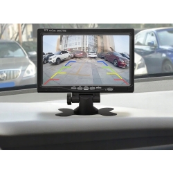 MONITOR KAMERA COFANIA 12/24V PODCZERWIEŃ TRYB NOCNY KABEL 15 METRÓW RCA