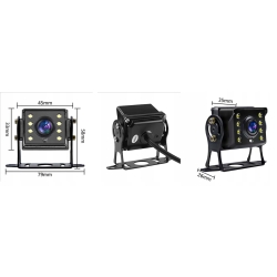 MONITOR KAMERA COFANIA 12/24V PODCZERWIEŃ TRYB NOCNY KABEL 15 METRÓW RCA