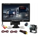 MONITOR KAMERA COFANIA 12/24V PODCZERWIEŃ TRYB NOCNY KABEL 15 METRÓW RCA