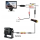 MONITOR KAMERA COFANIA 12/24V PODCZERWIEŃ TRYB NOCNY KABEL 15 METRÓW RCA