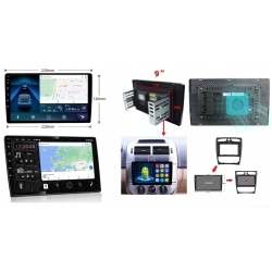 RADIO ANDROID 9 CALI 2 DIN GPS WIFI CARPLAY BLUETOOTH 6/128GB PO ZWROCIE