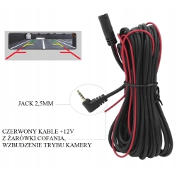 KAMERA DO MONITORA AHD 720P JACK 2,5MM KABEL 10 METRÓW ZŁĄCZE 4 PIN
