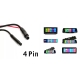 KAMERA DO MONITORA AHD 720P JACK 2,5MM KABEL 10 METRÓW ZŁĄCZE 4 PIN