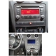 RAMKA RADIO 2 DIN AUDI A3 8P 2003-2012 CZARNA