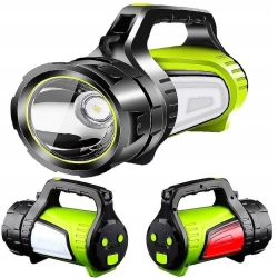 LATARKA MOCNY LED REFLEKTOR I SZPERACZ GORDON 1200LM POWERBANK AKUMULATOR