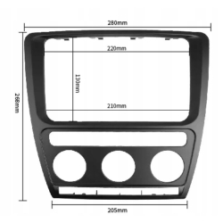 RAMKA MASKUJĄCA DO RADIA SKODA OCTAVIA 2004-2010
