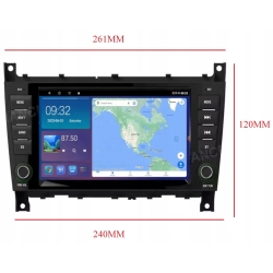 RADIO NAWIGACJA GPS MERCEDES W203 W209 W219 4GB 64GB USB WIFI CARPLAY