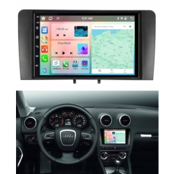 RADIO NAWIGACJA CARPLAY ANDROID USB WIFI BT AUDI A3 8P 2003-2012 4GB 64GB
