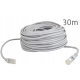 KABEL SIECIOWY ETHERNET RJ45 30 METRÓW SZARY