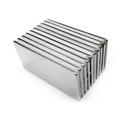 MOCNY MAGNES NEODYMOWY MAGNESY KOMPLET 10 SZTUK PŁASKIE 20x10x1.5