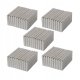 MOCNY MAGNES NEODYMOWY MAGNESY KOMPLET 10 SZTUK PŁASKIE 20x10x1.5