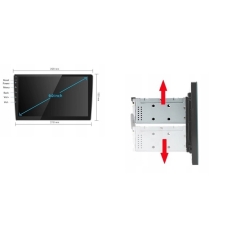 RADIO GPS 1 DIN 9 CALI ANDROID USB BT WIFI 32GB PO ZWROCIE