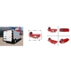 MONITOR KAMERA COFANIA W LAMPIE RENAULT MASTER 2014-2024 FULL HD 1920x1080P