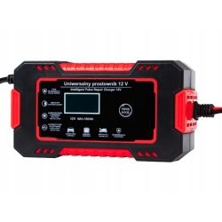 PROSTOWNIK ŁADOWARKA DO ŁADOWANIA AKUMULATORÓW AUTOMATYCZNY 12V/6A LCD