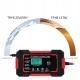 PROSTOWNIK ŁADOWARKA DO ŁADOWANIA AKUMULATORÓW AUTOMATYCZNY 12V/6A LCD