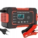 PROSTOWNIK ŁADOWARKA DO ŁADOWANIA AKUMULATORÓW AUTOMATYCZNY 12V/6A LCD
