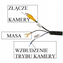 ADAPTER FABRYCZNEJ KAMERY COFANIA TOYOTA 8 PIN