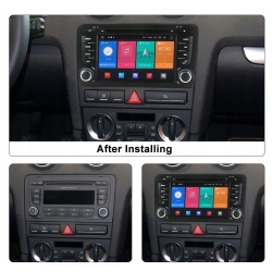 RADIO GPS ANDROID AUDI A3 8P 2003-2012 CARPLAY WIFI USB 2/64GB BLUETOOTH PO ZWROCIE