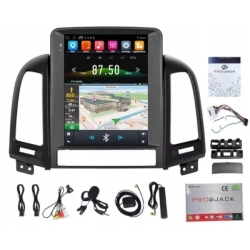 RADIO NAWIGACJA ANDROID GPS BT HYUNDAI SANTA FE 2006-2012 USB 4GB 64GB SIM