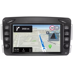 RADIO NAWIGACJA GPS ANDROID MERCEDES W203 W639 W209 CARPLAY WIFI USB MAPY PO ZWROCIE