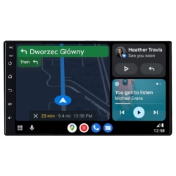RADIO 2 DIN RDS BLUETOOTH ANDROID AUTO CARPLAY USB 7 CALI 4X50W PO ZWROCIE