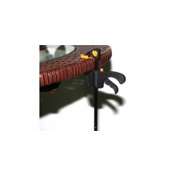 ŚCISK ZACISK STOLARSKI 115MM MODELARSKI SPRĘŻYNOWY KLIPS MOCNY JEDNORĘCZNY
