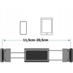 UCHWYT SAMOCHODOWY NA TABLET/TELEFON NA ZAGŁÓWEK REGULOWANY