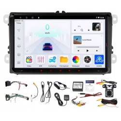 RADIO NAWIGACJA GPS ANDROID VW TOURAN 2003-2015 WIFI CARPLAY 4/64GB PO ZWROCIE