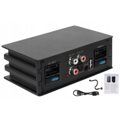 WZMACNIACZ DSP 4 KANAŁY BLUETOOTH EQUALIZER RCA OUT COAXIAL IN OPTICAL IN