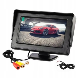 MONITOR KAMERA COFANIA W RAMCE KABEL 6 METRÓW LINIE COFANIA