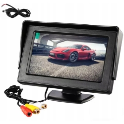 MONITOR KAMERA COFANIA W RAMCE KABEL 6 METRÓW LINIE COFANIA