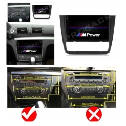 RAMKA BMW Seria 1 E81/E82/E87/E88 (2004-2013) 9 CALI PO ZWROCIE