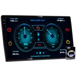 RADIO GPS 9 CALI 2 DIN ANDROID CARPLAY WIFI BLUETOOTH USB 4GB 64GB QLED PO ZWROCIE